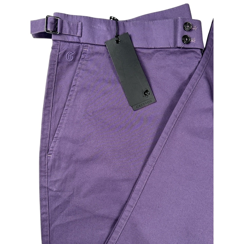 Greyson Amagansett Trouser Mens 36x32‎ Nightshade Purple NEW Performance Golf
